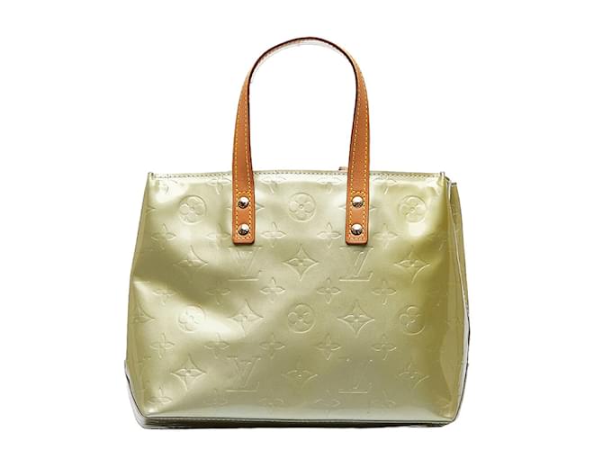 Louis Vuitton Monogram Vernis Reade PM M91336 White Leather Patent leather  ref.949222 - Joli Closet