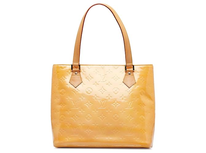 Louis Vuitton Yellow Vernis Houston Leather Patent leather ref.150149 -  Joli Closet
