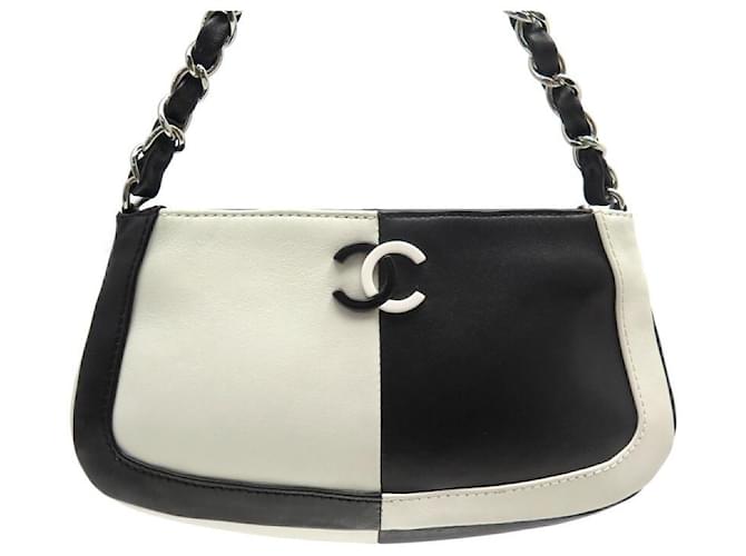 Bolso chanel discount blanco y negro