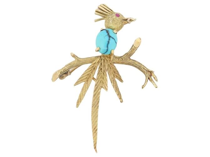 Other jewelry Autre Marque VINTAGE BIRD OF PARADISE BROOCH IN  