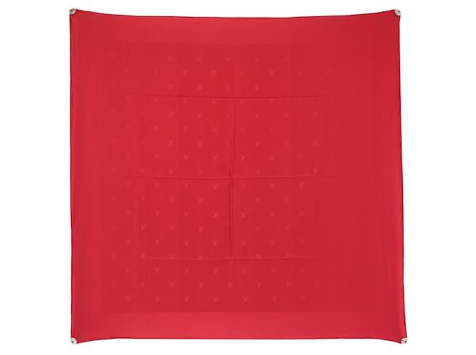 foulard louis vuitton carre 70 en soie rouge sac