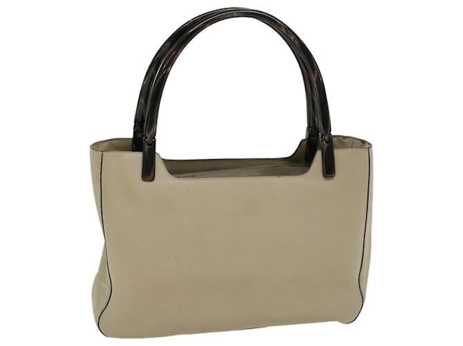 PRADA Shoulder Bag Leather Gray Auth cl555 Grey  ref.949536