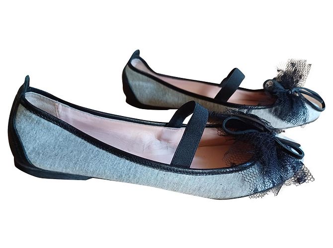 Bailarinas Red Valentino Gris