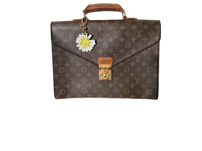 Louis Vuitton Serviette Brown Cloth  ref.948963