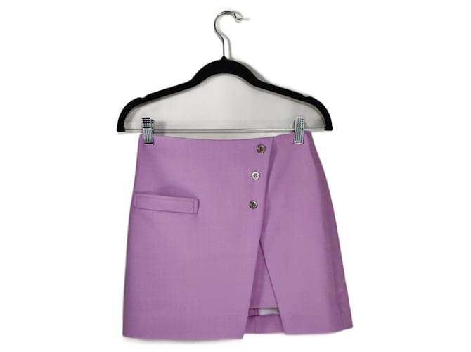 Maje Skirts Purple Polyester Wool Elastane  ref.949196