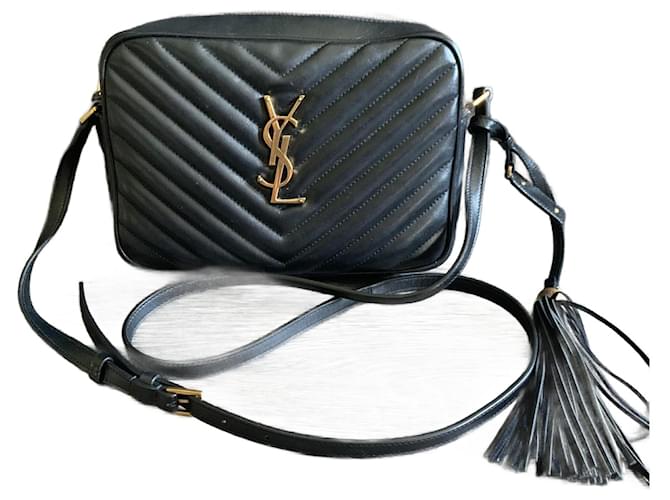 YSL LOU CAMERA BAG IN QUILTED LEATHER