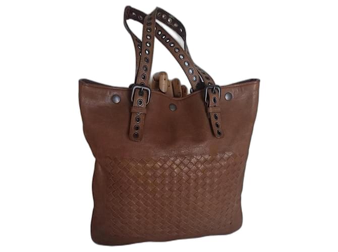 Bottega Veneta shopper bag Brown Leather  ref.949518
