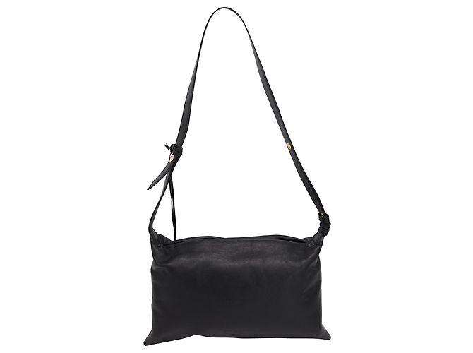 Borsa Puffin Simon Miller in pelle nera Nero