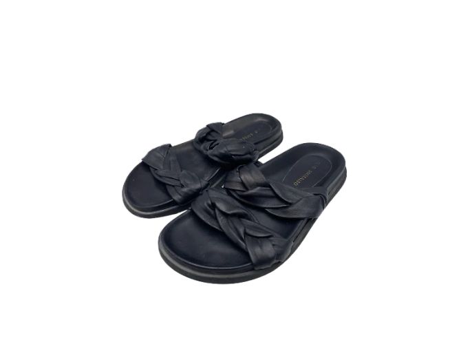 Autre Marque Sandali Ilio Smeraldo T.IT 37 Pelle Nero