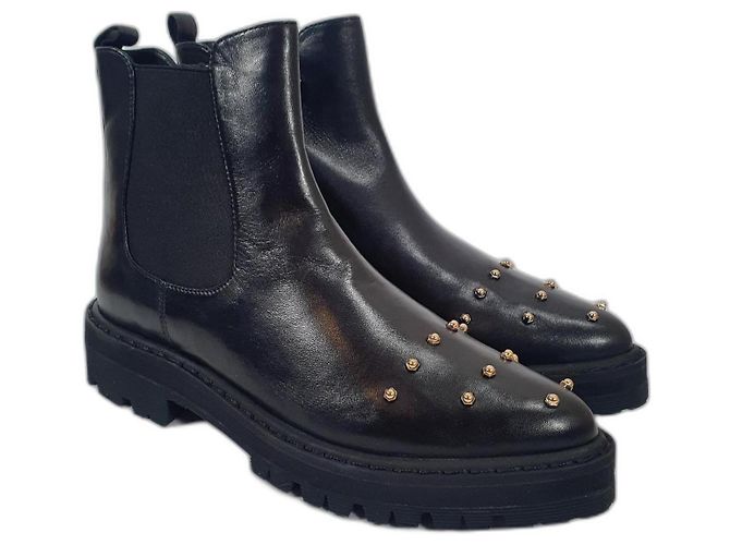 Botines Aigner Amanda de cuero negro