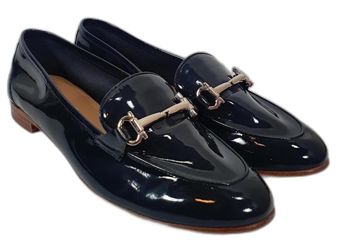 Salvatore Ferragamo Flats Black Patent leather  ref.949899