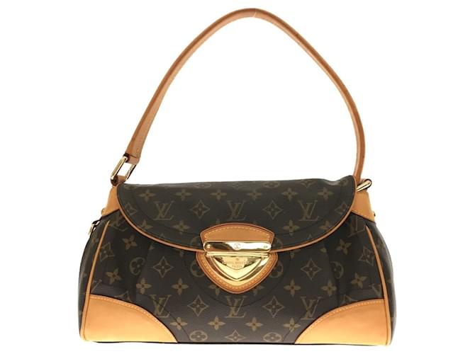 Louis Vuitton Beverly Braun Leinwand  ref.950044