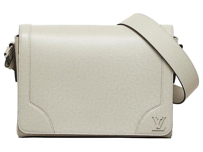 Louis Vuitton, Bags, Flapmessenger Bag Crossbody Bag Grey