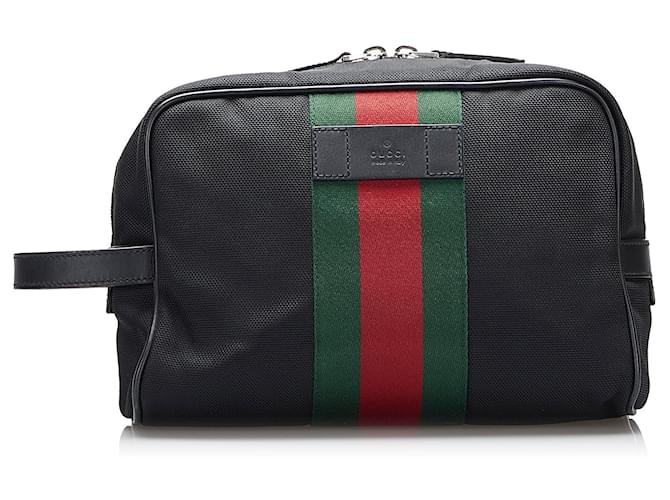 Gucci Inspired Cosmetic Bag - Stripe