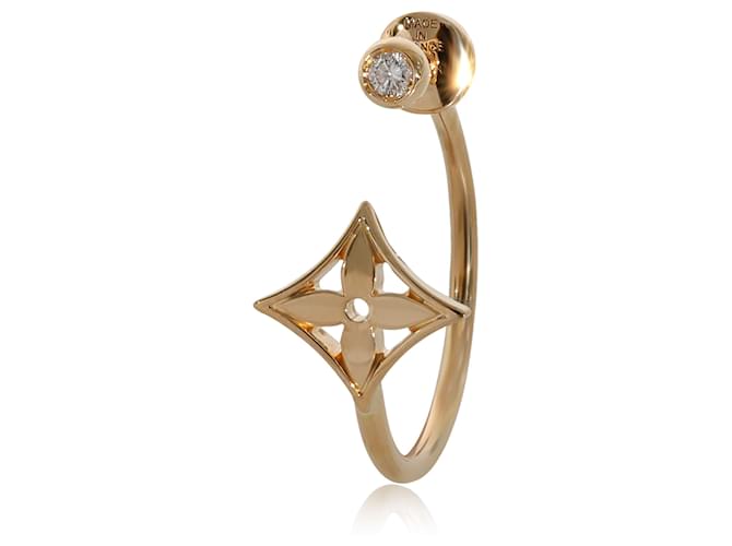Louis Vuitton Idylle Blossom Diamond Earring in 18k yellow gold 0.04 ctw  Silvery Metallic Metal ref.950398 - Joli Closet