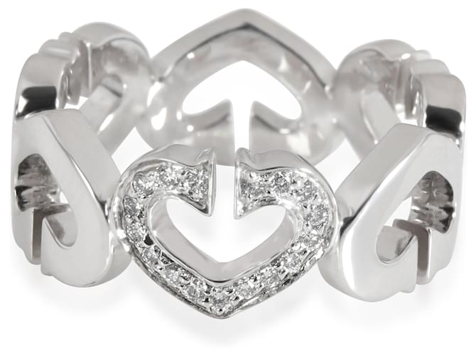 Cartier Hearts Symbols Diamond Band in 18K white gold 0.09 ctw