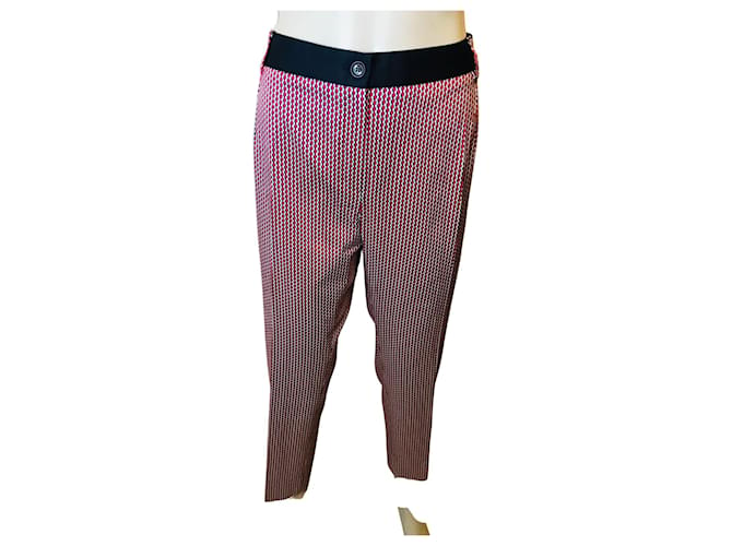 Autre Marque Pantalones estampados Sangermano Multicolor Algodón  ref.950666