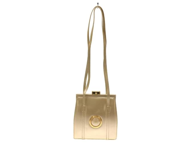 **Gianni Versace Beige Shoulder Bag Enamel  ref.950677