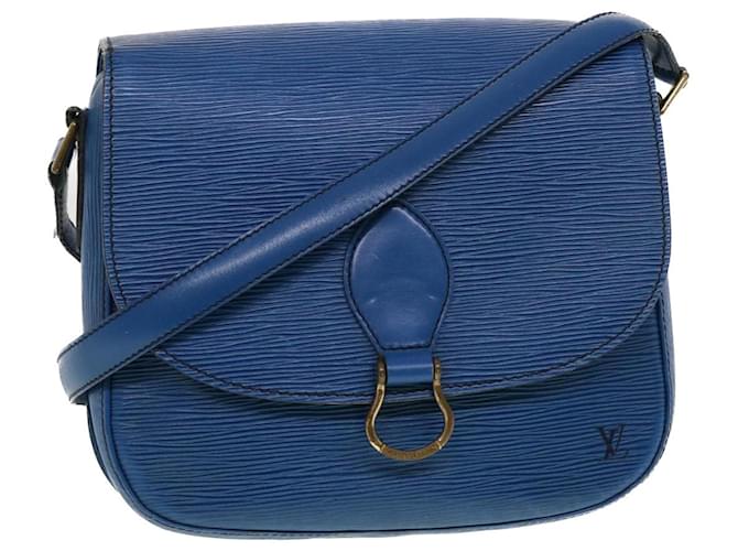 Saint cloud leather crossbody bag Louis Vuitton Blue in Leather