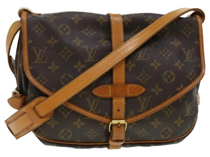Louis Vuitton Monogram Saumur 30 Shoulder Bag M42256 LV Auth B199 Cloth  ref.950783