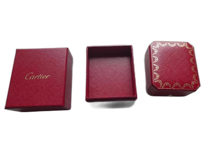 caixa cartier para anel Vermelho  ref.950815