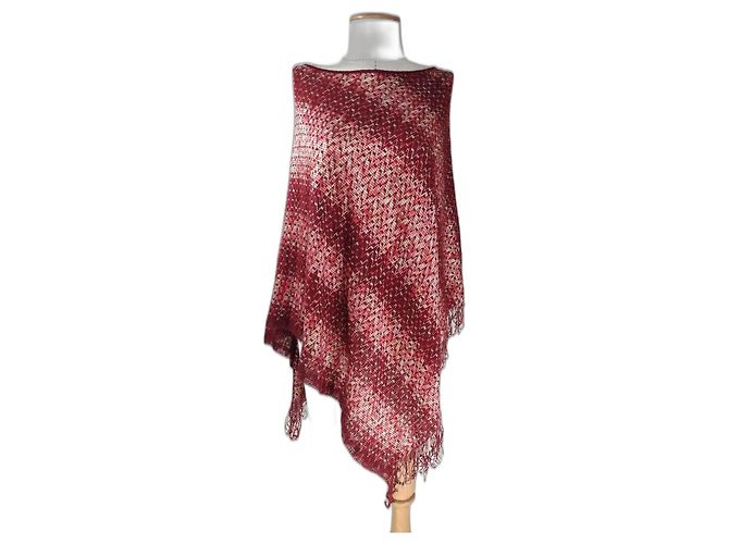 Missoni Poncho Mehrfarbig Viskose Mohair Mehrfarben