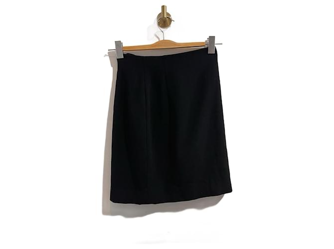 GIANNI VERSACE  Skirts T.IT 40 WOOL Black  ref.950842