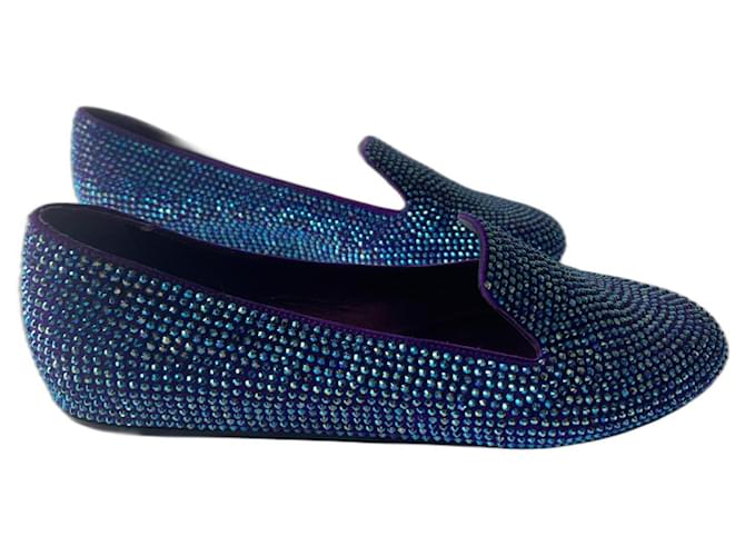 Le Silla Zapatillas de ballet Púrpura Cuero  ref.950986