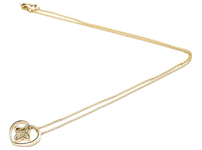 Louis Vuitton Coole Halskette Anhänger Golden Roségold  ref.951143