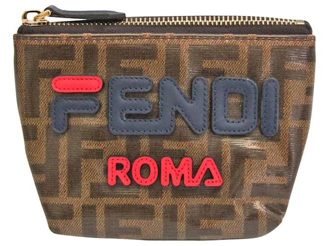 Zucca Fendi Pocket Brown Cloth  ref.951305