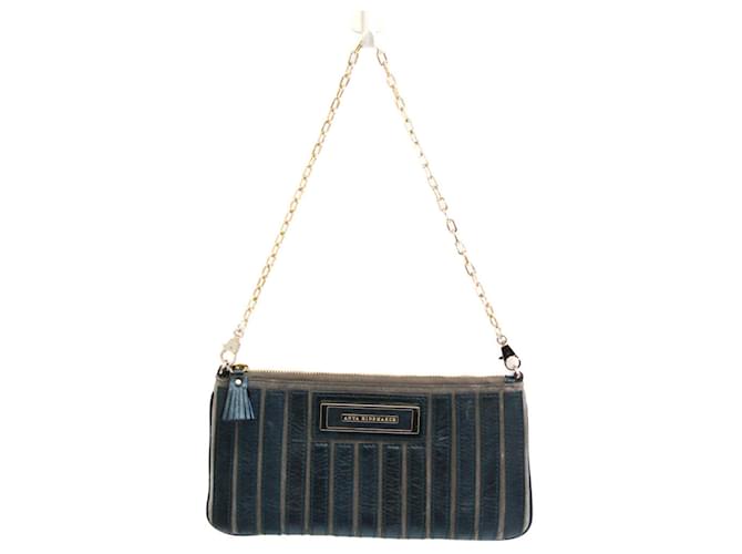 Anya Hindmarch Navy blue Leather  ref.951350