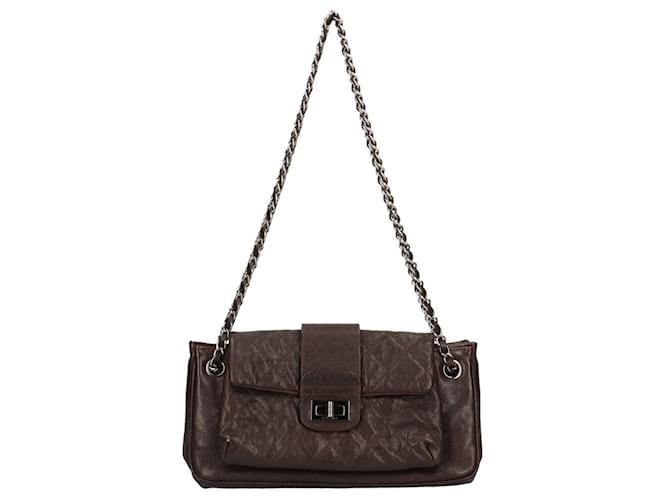 Chanel 2.55 Brown Leather  ref.951358