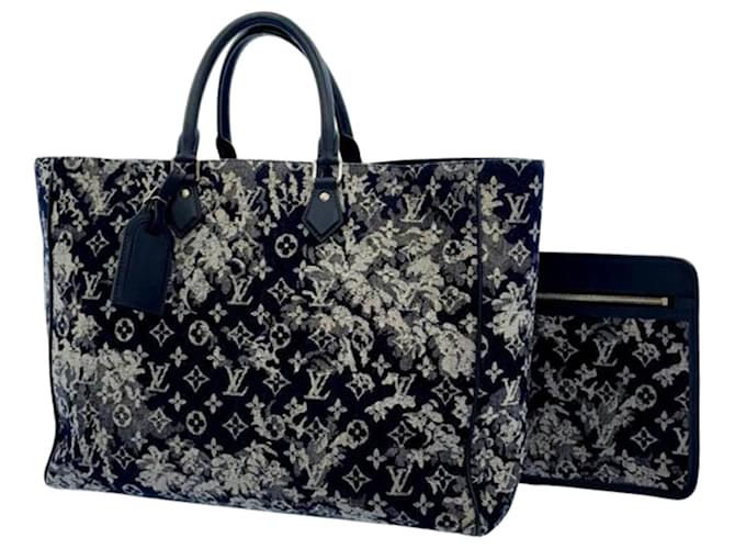 Louis Vuitton Monogram Tapestry Grand Sac - Blue Totes, Bags