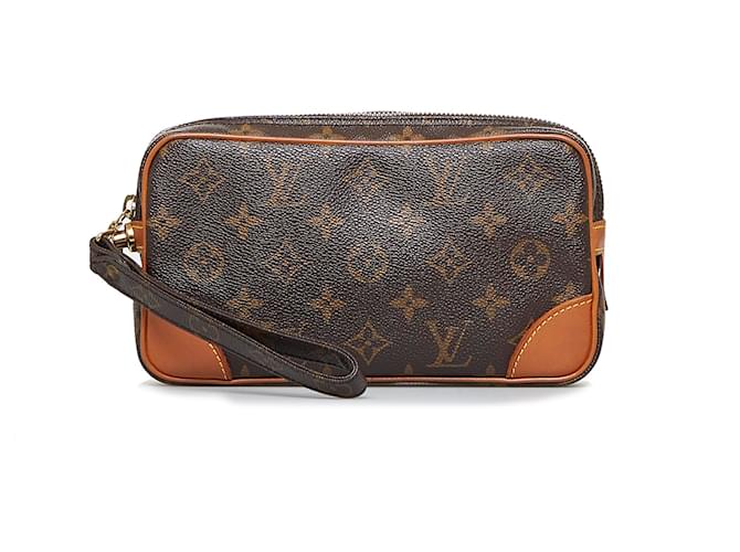 Louis Vuitton, Bags, Authentic Louis Vuitton Monogram Marly Dragonne Pm  Clutch Hand Bag