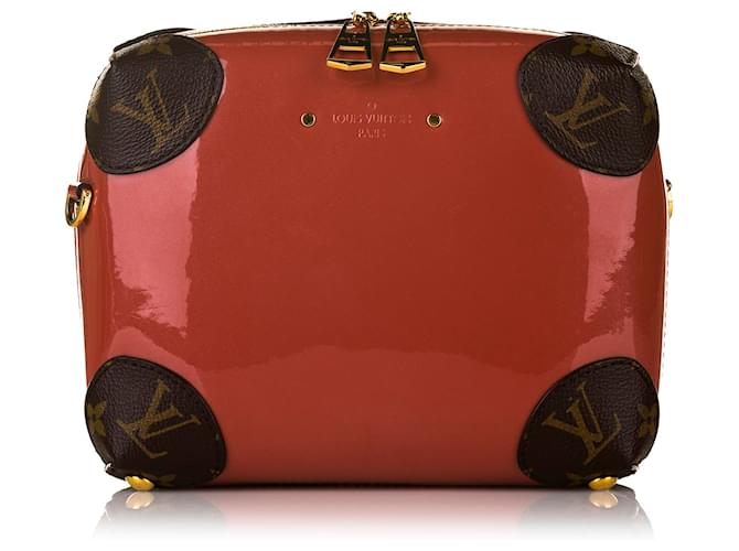 Louis Vuitton Venice Orange Patent Miroir Leather