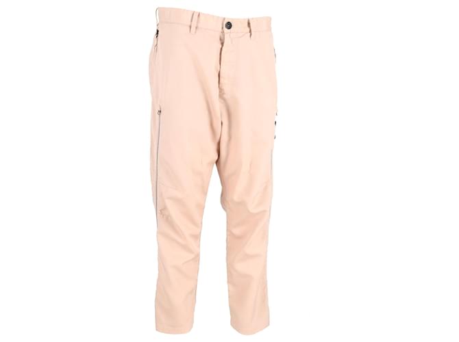 Stone Island ISOLA DI PIETRA 30402 Pantaloni chino ventilati in poliestere rosa pastello  ref.951736