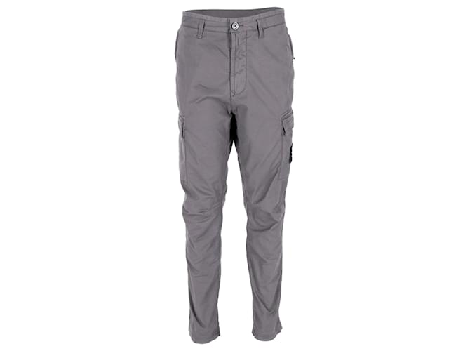 Stone Island Cargo Pants in Grey Cotton  ref.951819