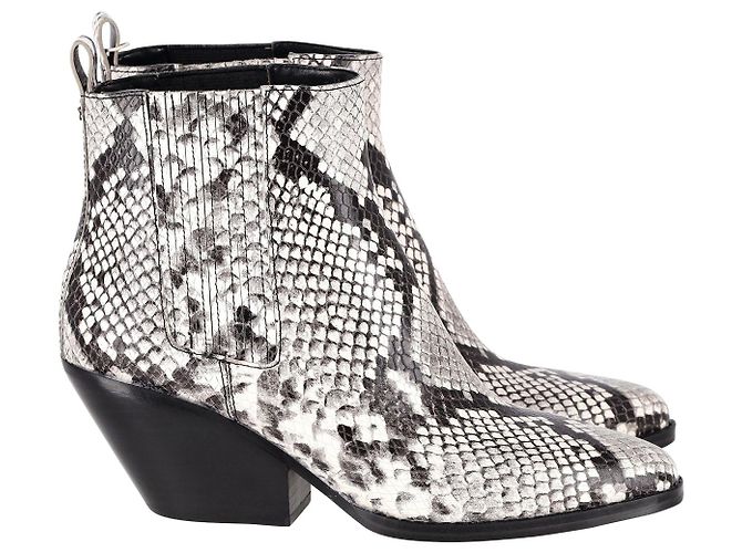 Michael Michael Kors Sinclair Ankle Boots in Animal Print Leather