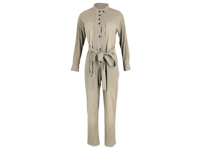 Mono Isabel Marant de Algodón Caqui Verde