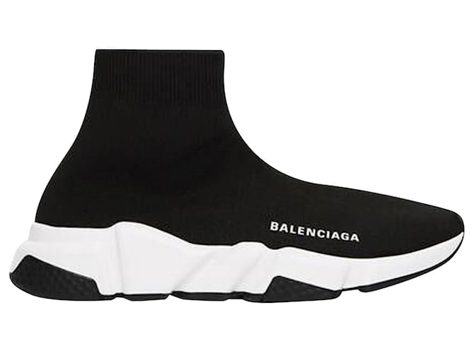 Balenciaga Baskets Speed Recycled en Polyester Noir  ref.951856