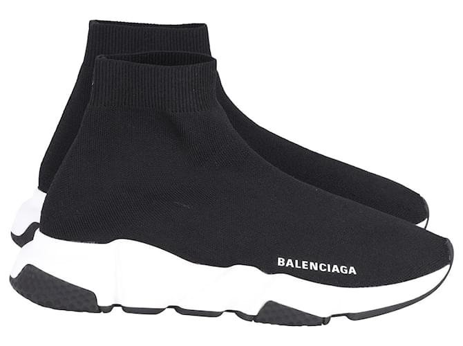 Balenciaga Speed Recycled Knit Sneakers in Black Polyester  ref.951858