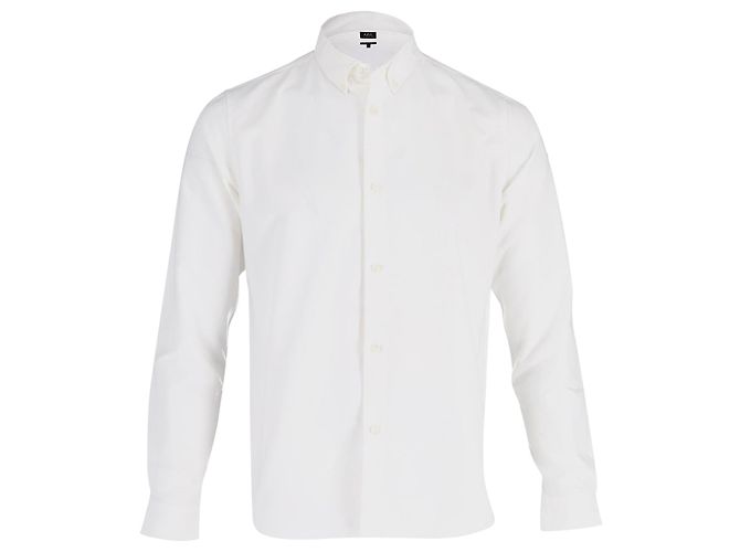Apc alla.P.C. Camicia classica Oxford in cotone bianco