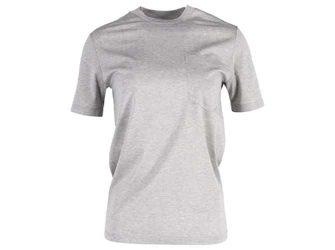 Camiseta Lanvin de Algodón Gris  ref.952072