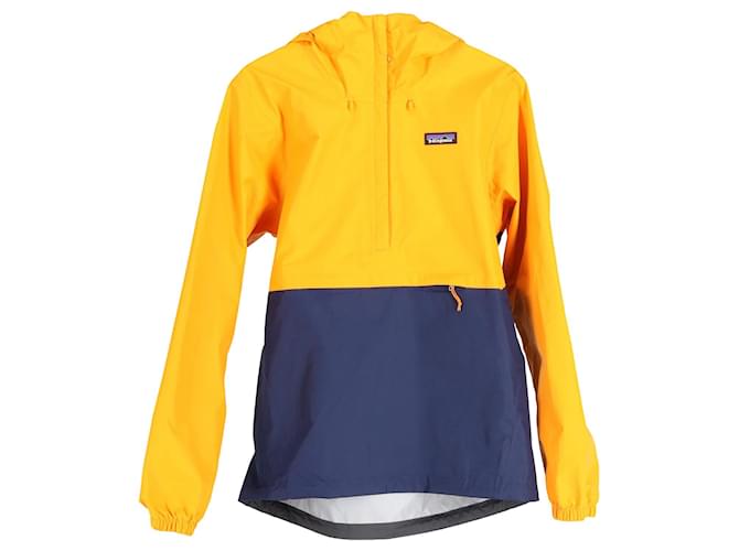 Autre Marque Patagonia Torrentshell 3L Pullover in Yellow Nylon  ref.952122