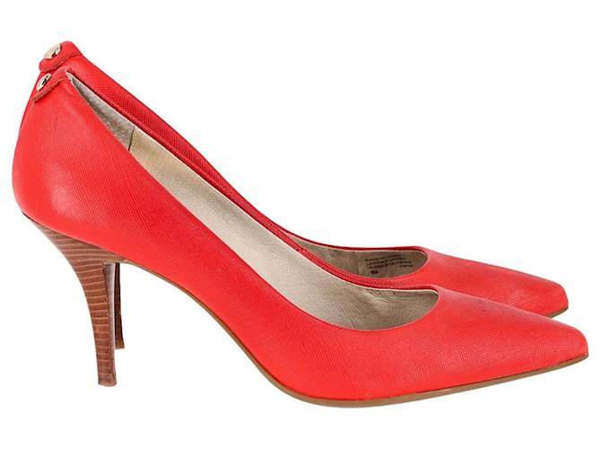 Sapatos Michael Michael Kors em couro vermelho  ref.952138