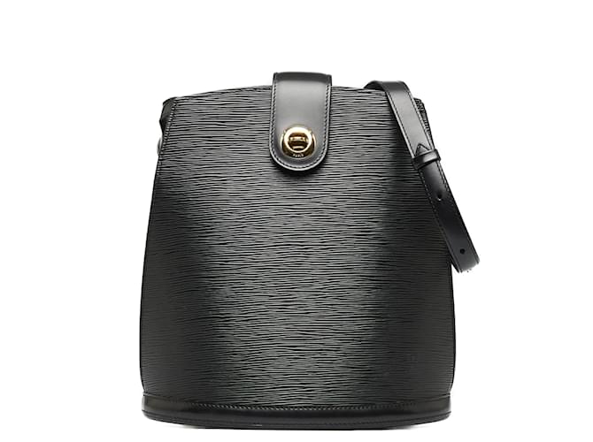 Louis Vuitton Epi Cluny M52252 Black Leather Pony-style calfskin ref.952196  - Joli Closet