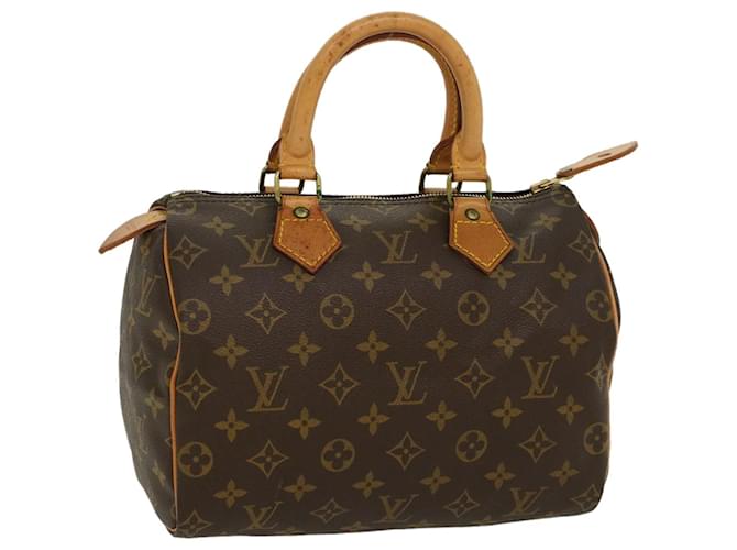 Louis Vuitton Monogram Speedy 25 Hand Bag M41528 LV Auth 43425 Cloth  ref.952272