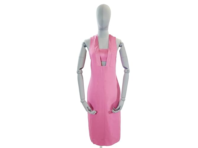 ADAM LIPPES  Dresses US 2 SYNTHETIC Pink  ref.952341