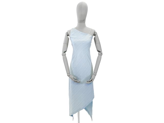 Autre Marque JEAN-LOUIS SCHERRER  Dresses FR 36 Polyester Blue  ref.952359