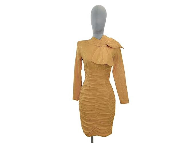 Autre Marque   Dresses FR 34 Viscose Yellow  ref.952382